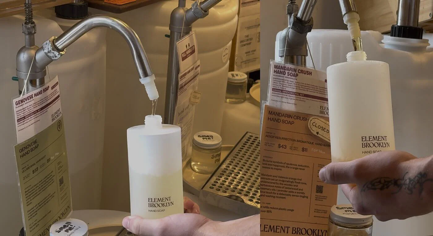 Two of the many bulk-format products carried at Maison Jar.